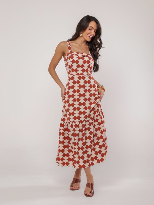 IMG_3361 Vestido Midi Estampa Lattice
