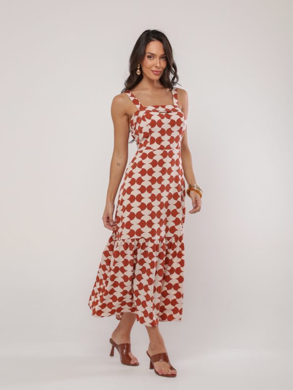 IMG_3363 Vestido Midi Estampa Lattice