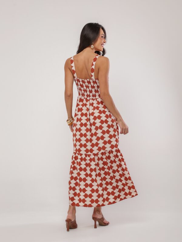 IMG_3365 Vestido Midi Estampa Lattice