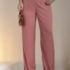 Calça Pantalona Alfaiataria em Viscolinho