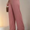 Calça Pantalona Alfaiataria em Viscolinho